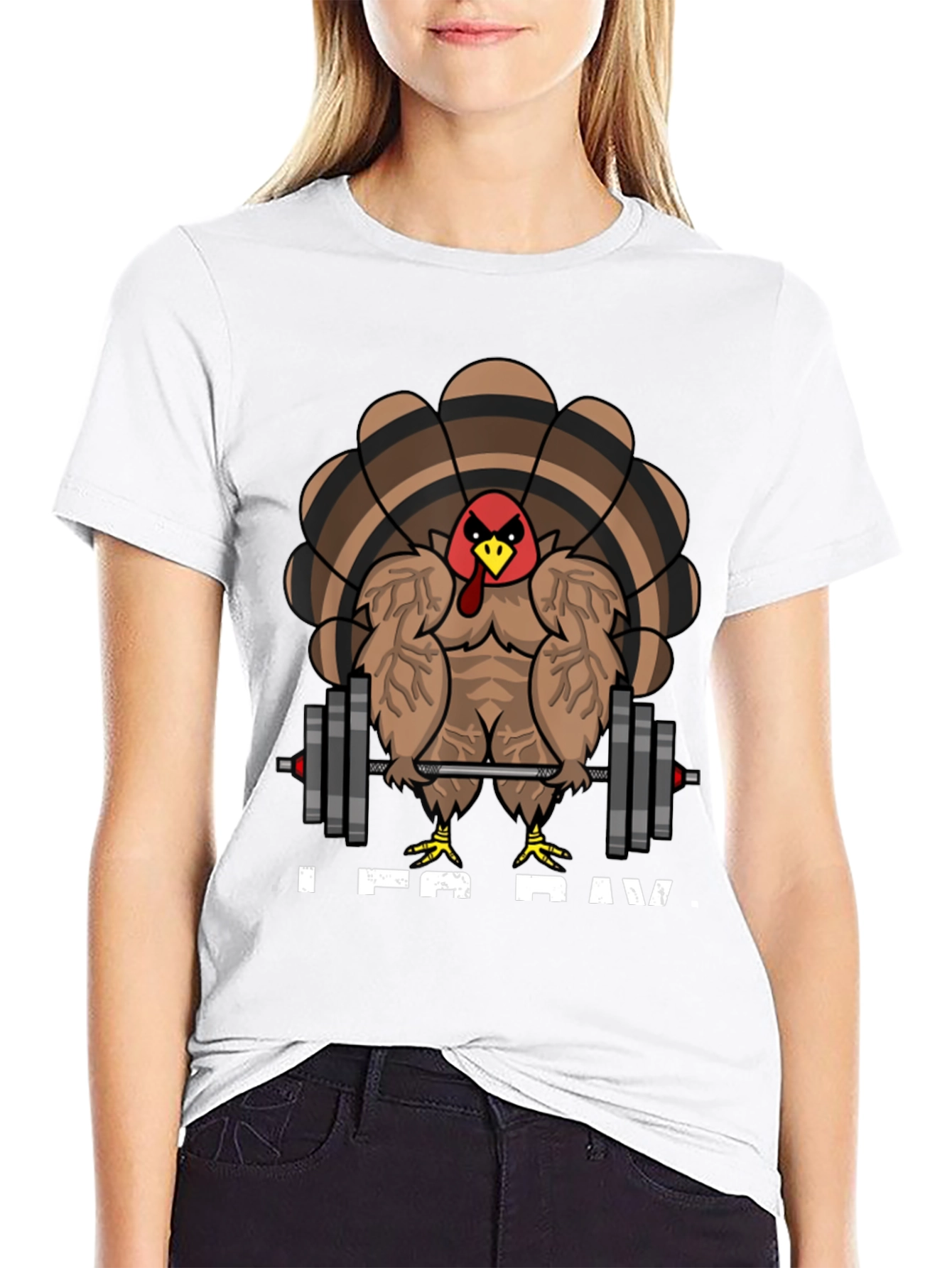 Leg Day Turkey Mens Graphic T-Shirt
