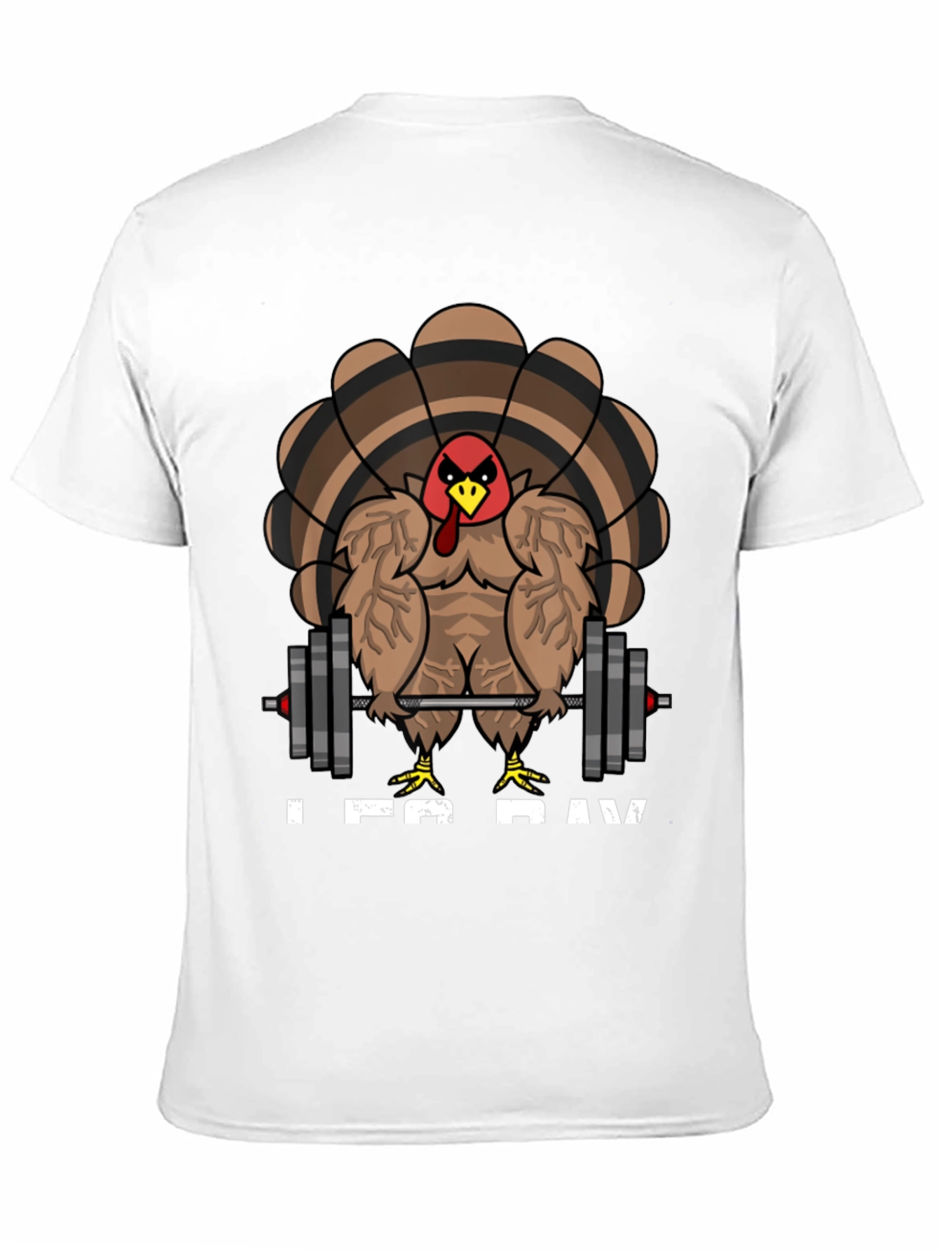 Leg Day Turkey Mens Graphic T-Shirt