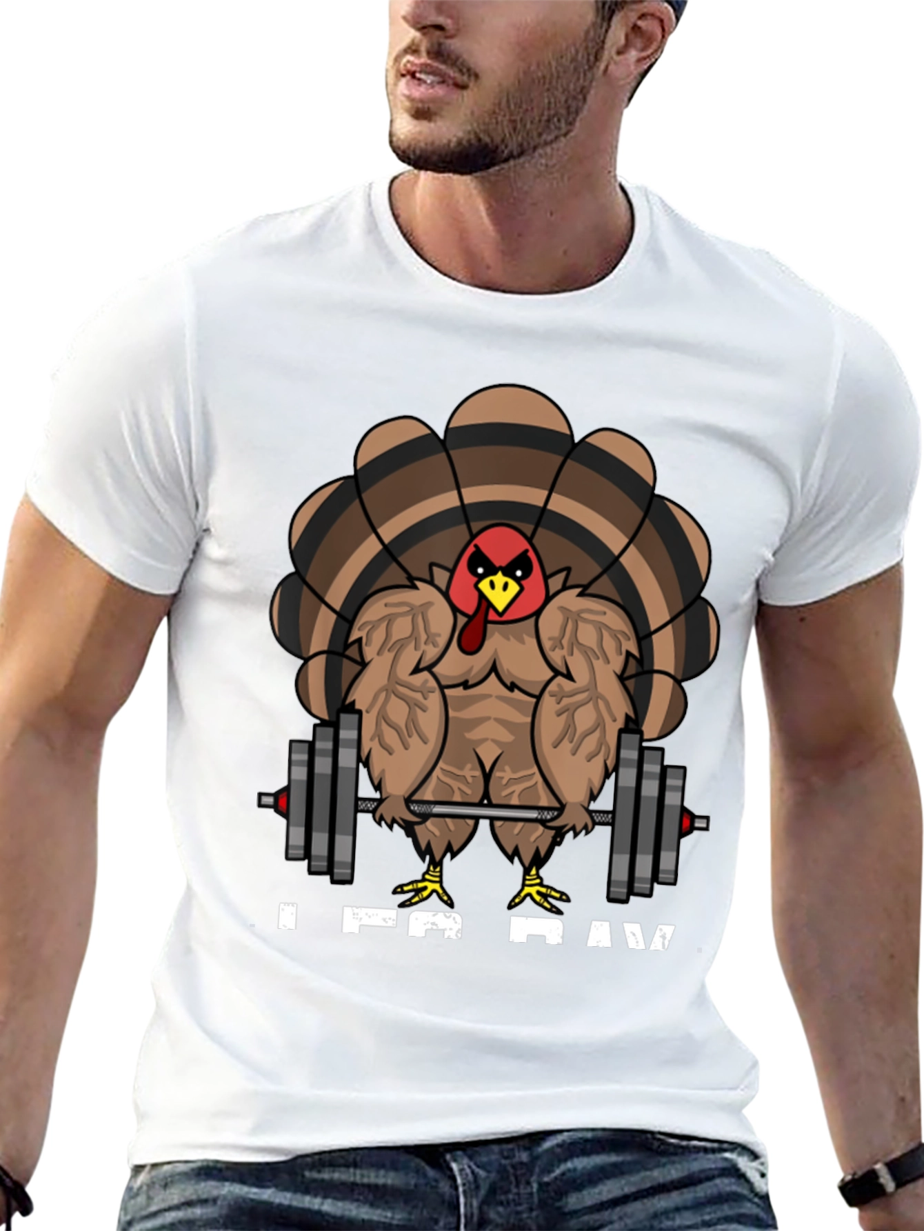 Leg Day Turkey Mens Graphic T-Shirt