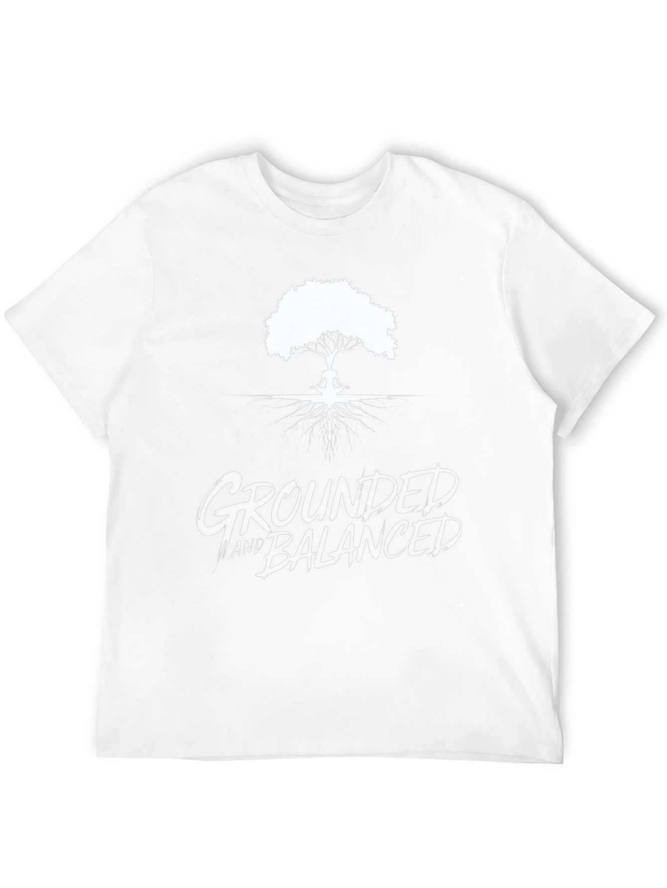 Grounded and Balanced Graphic Tee - Black