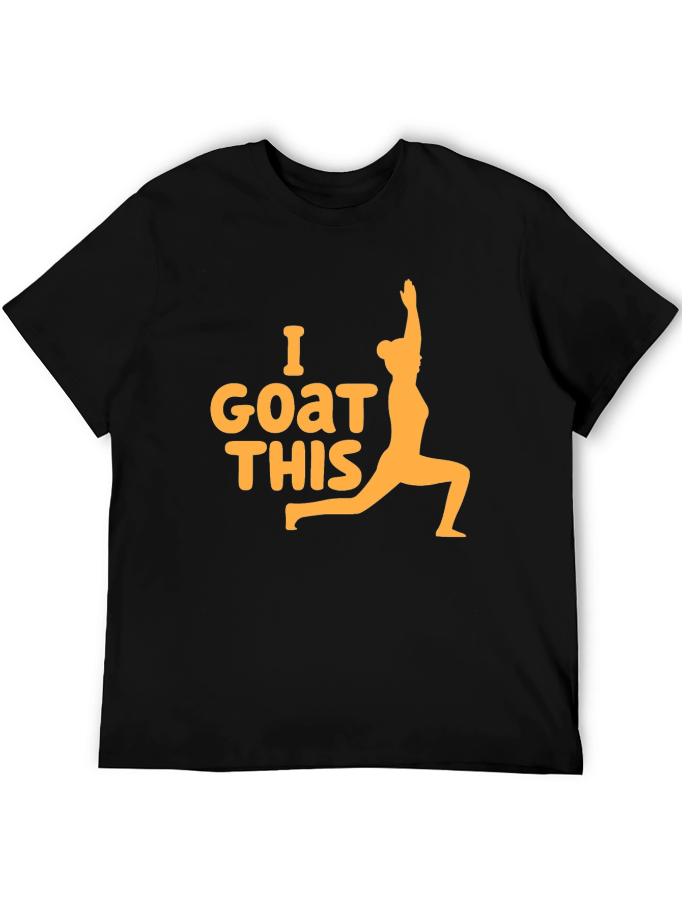 I GOAT This Yoga Black T-Shirt