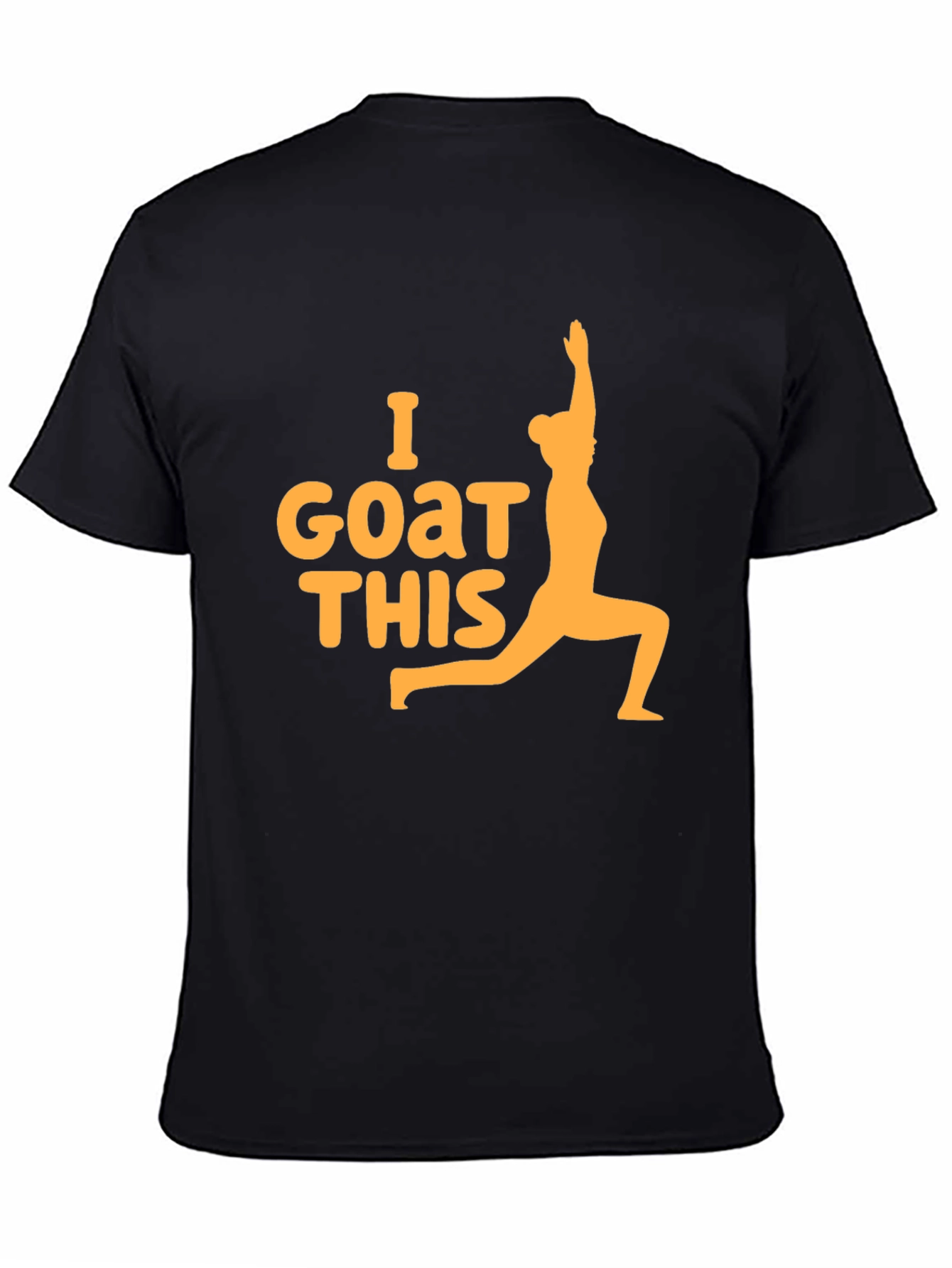 I GOAT This Yoga Black T-Shirt