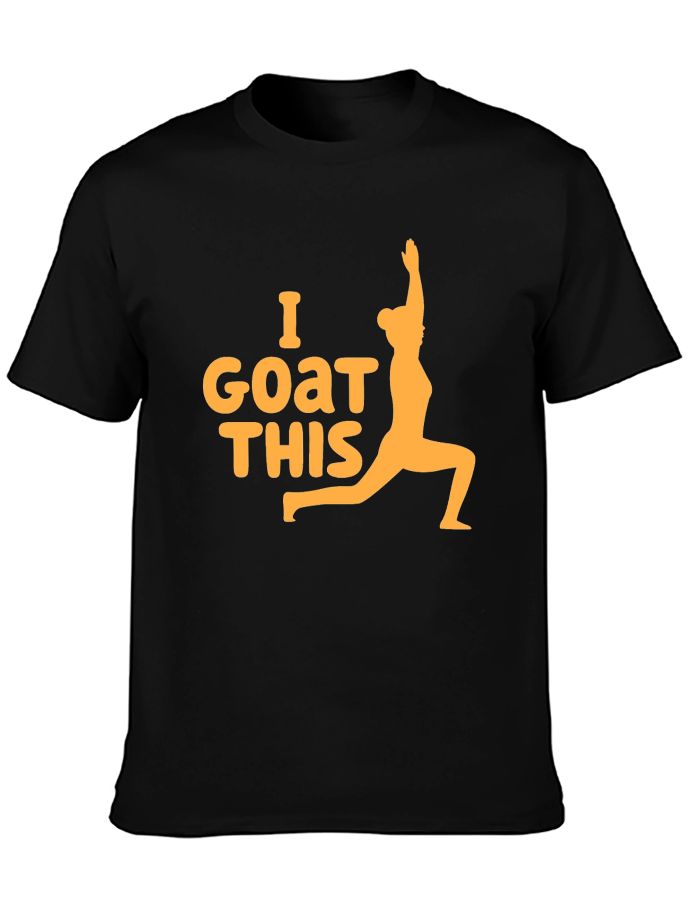I GOAT This Yoga Black T-Shirt