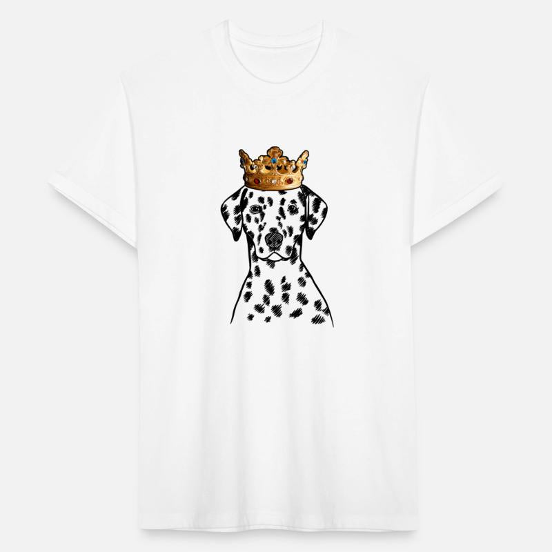 Dalmatian Dog Wearing Crown