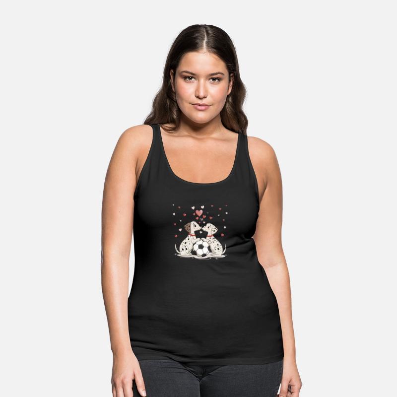 Dalmatians with soccer ball for Valentine's Day