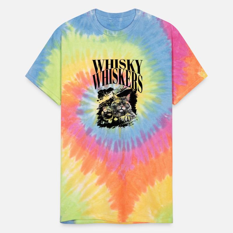 Dark Cat with Drink Sketch Art Design