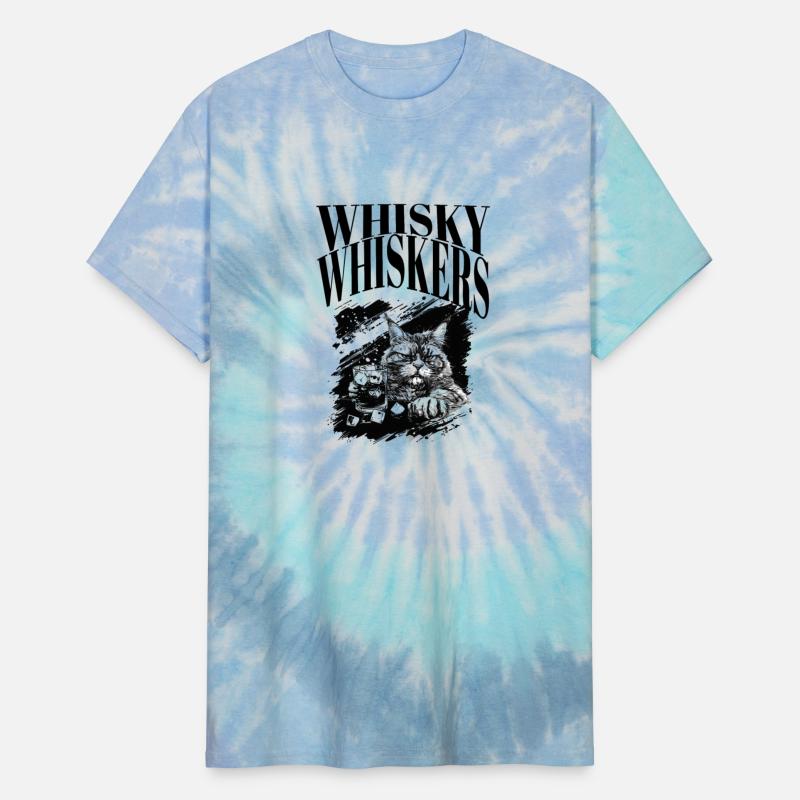 Dark Cat with Drink Sketch Art Design