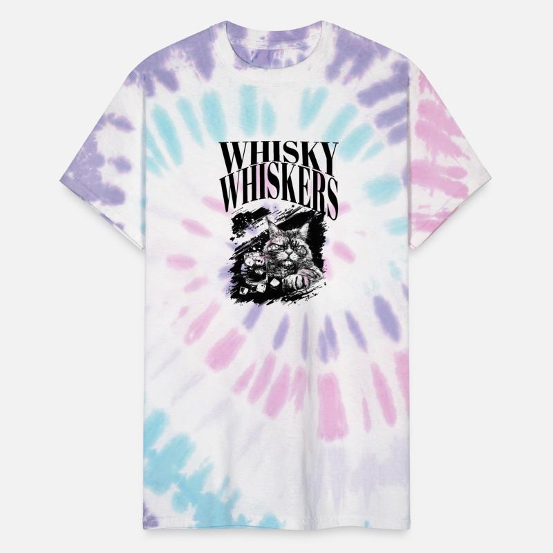 Dark Cat with Drink Sketch Art Design