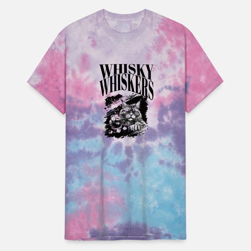 Dark Cat with Drink Sketch Art Design