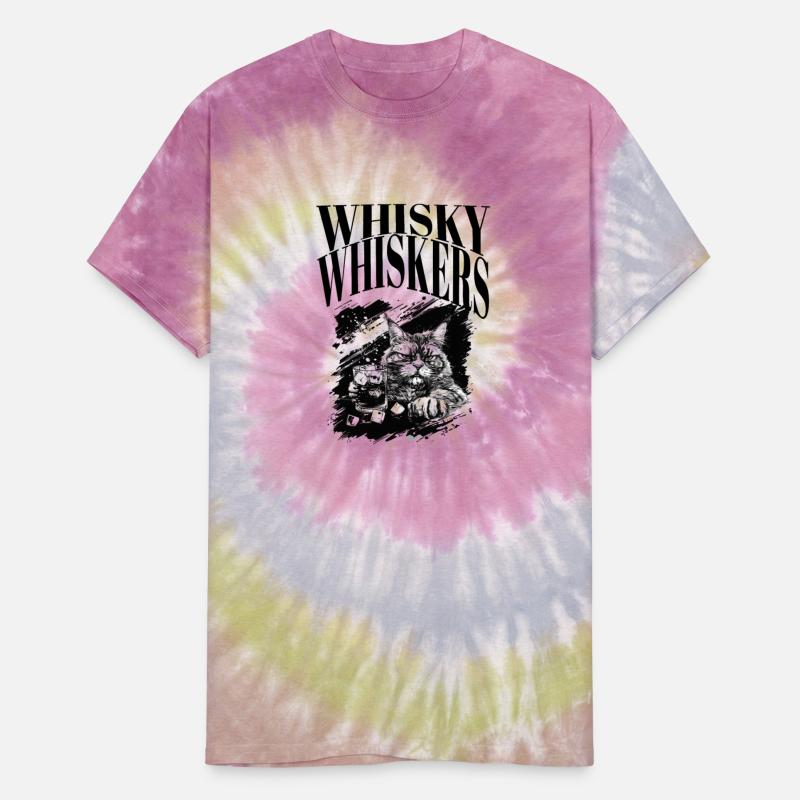 Dark Cat with Drink Sketch Art Design