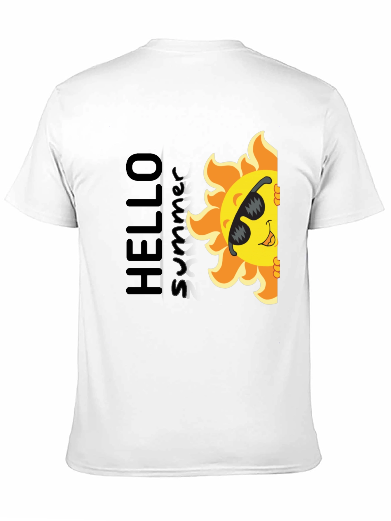 Hello Summer Sun Graphic T-Shirt