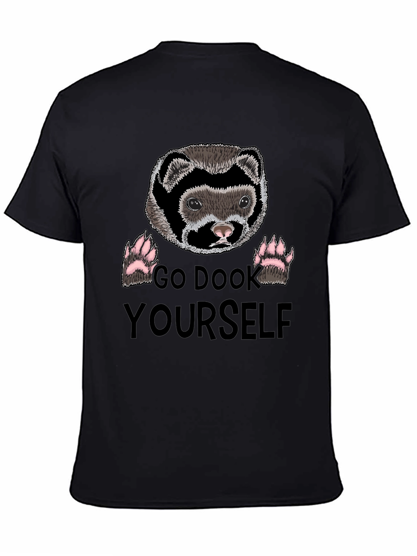 Go Dook Yourself Ferret Graphic T-Shirt