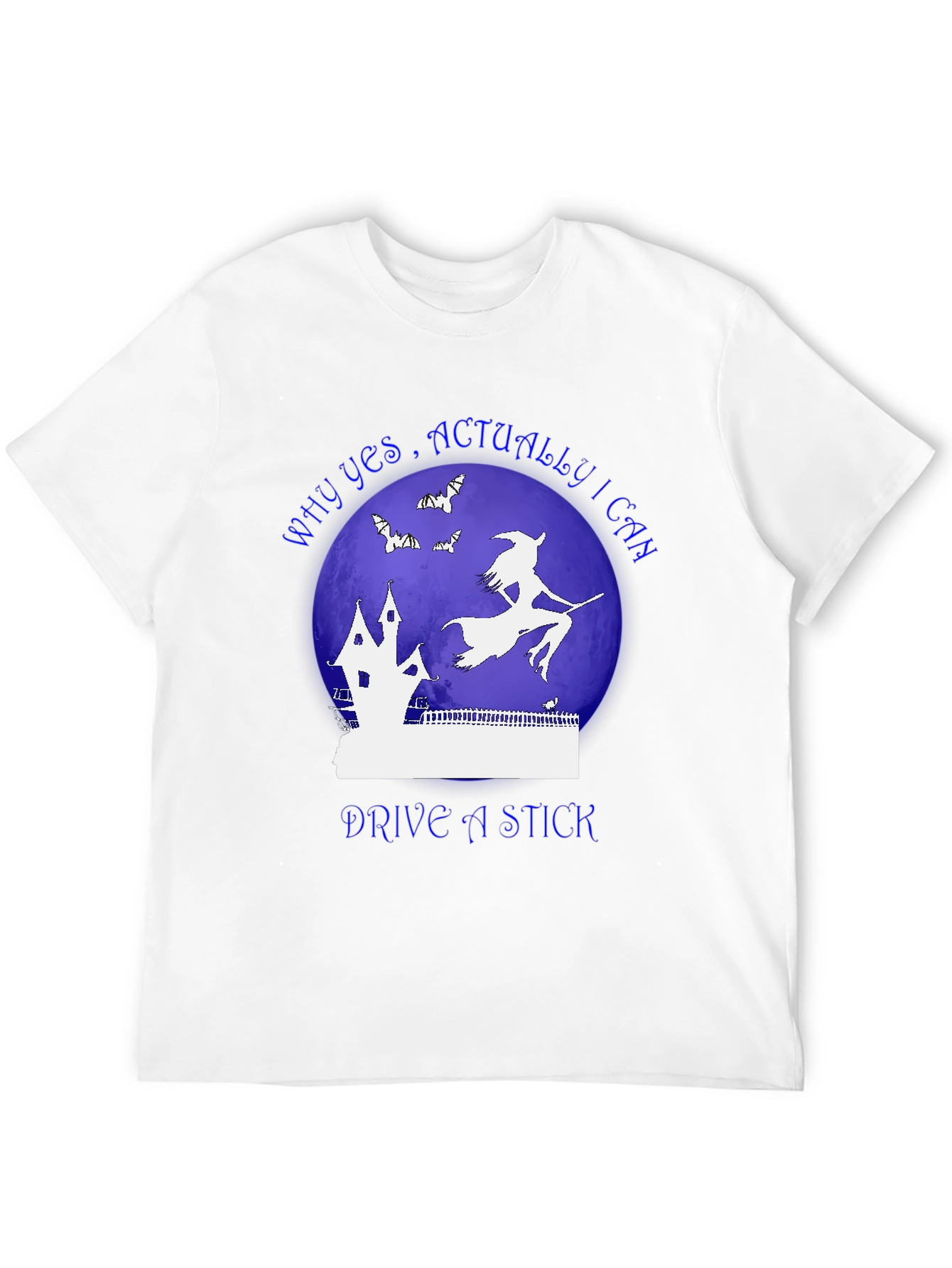 Witch Drive Stick T-Shirt - Halloween Apparel
