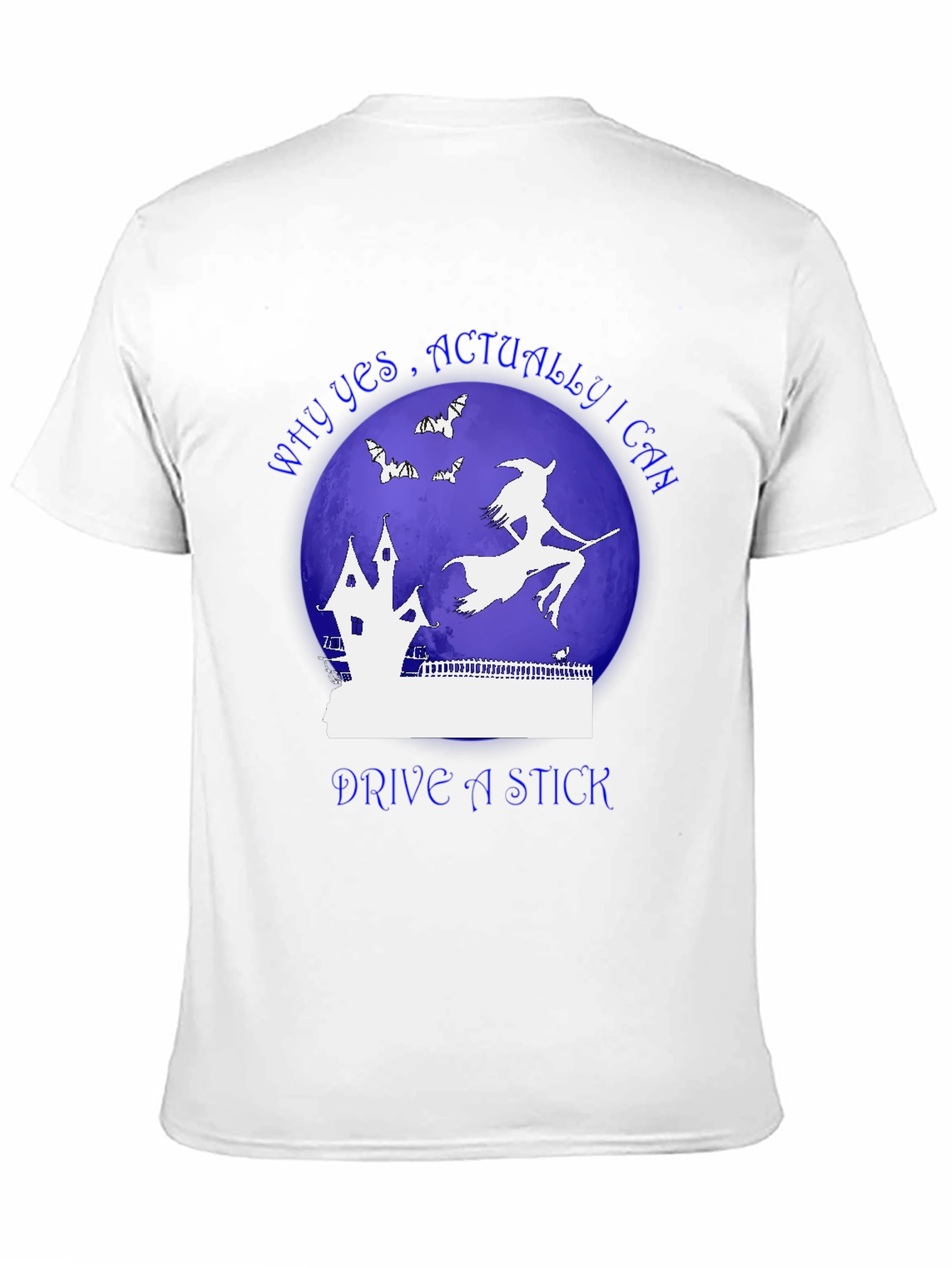 Witch Drive Stick T-Shirt - Halloween Apparel