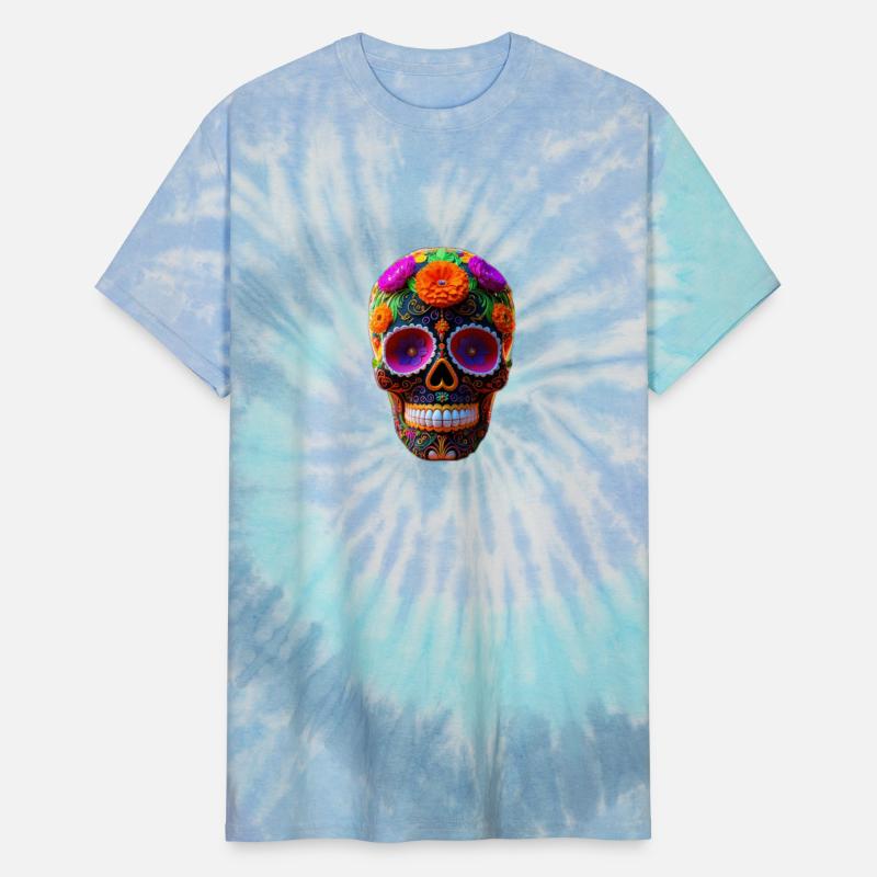 decorated sugar skull intricately