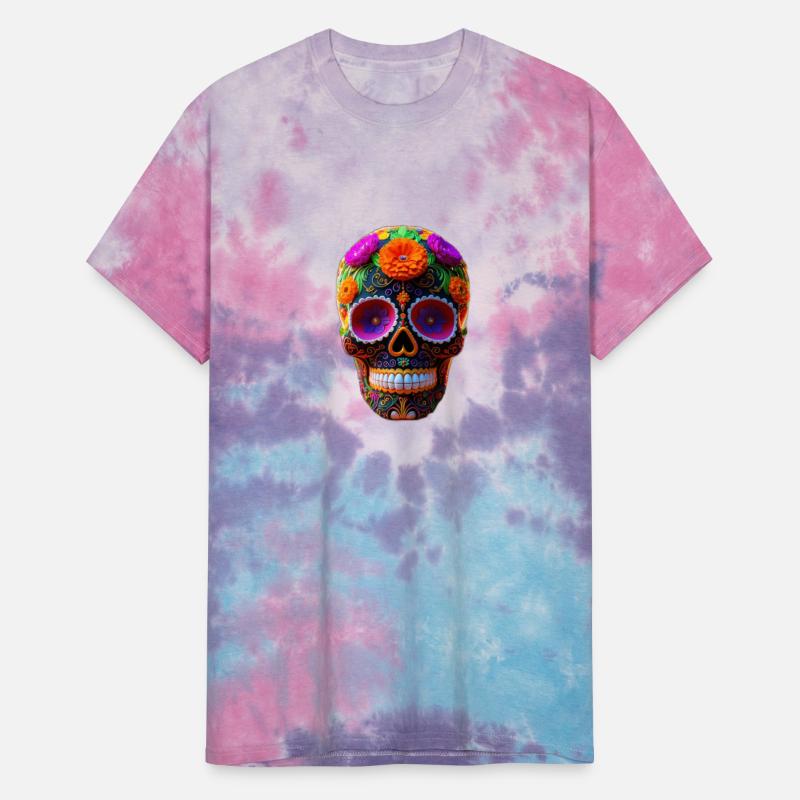 decorated sugar skull intricately