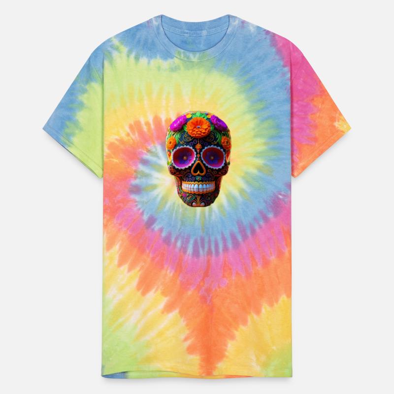 decorated sugar skull intricately