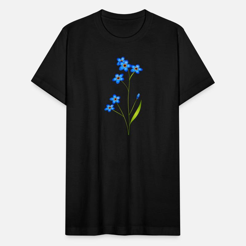 delicate forget-me-nots in classic blue