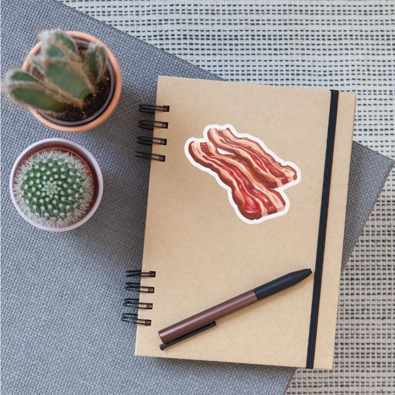 Delicious Bacon Strips Illustration