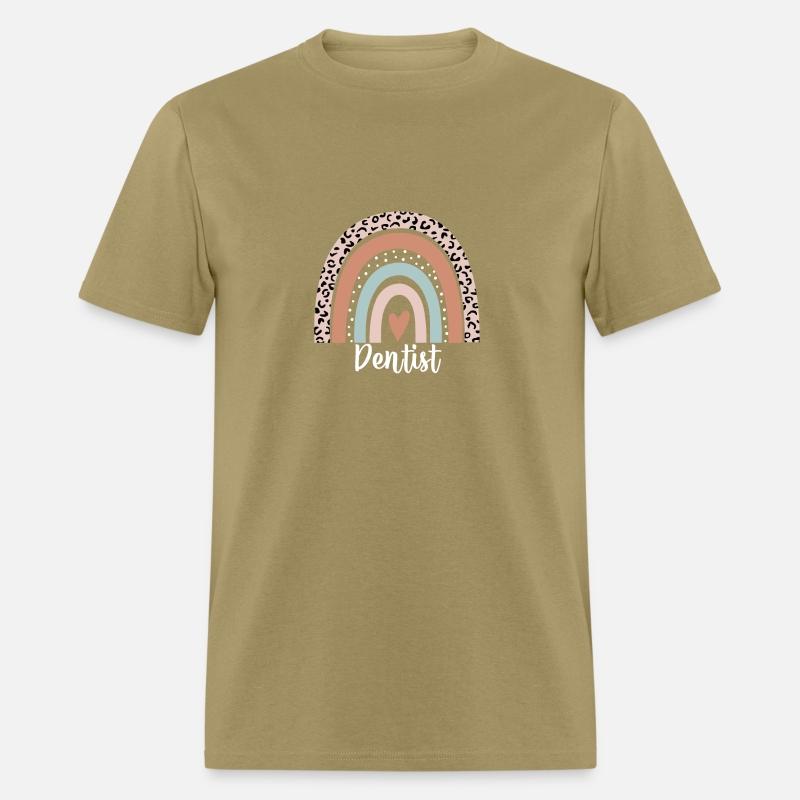 Dentist Rainbow Leopard Funny Dentist Appreciation