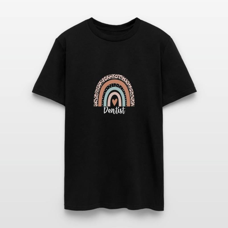 Dentist Rainbow Leopard Funny Dentist Appreciation