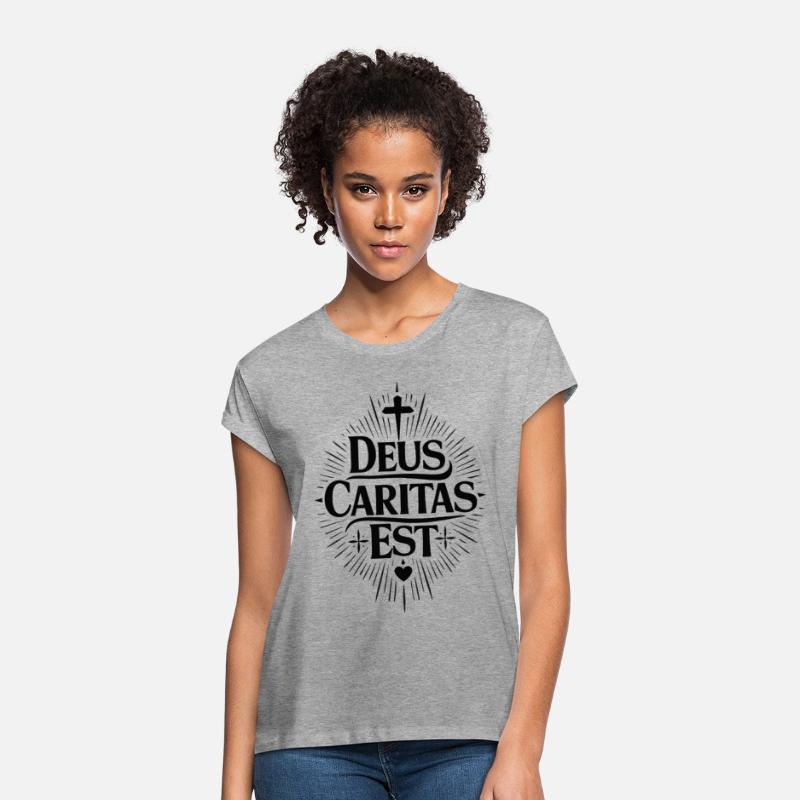 Deus Caritas Est | Latin Christian Faith Design