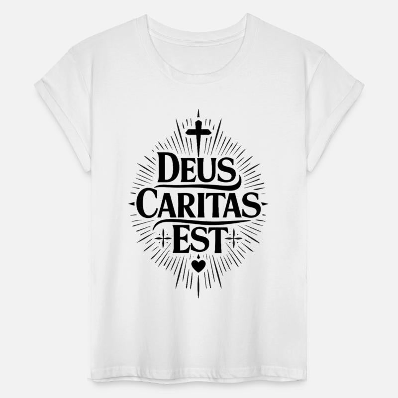Deus Caritas Est | Latin Christian Faith Design