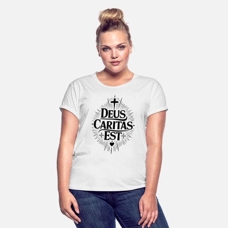 Deus Caritas Est | Latin Christian Faith Design