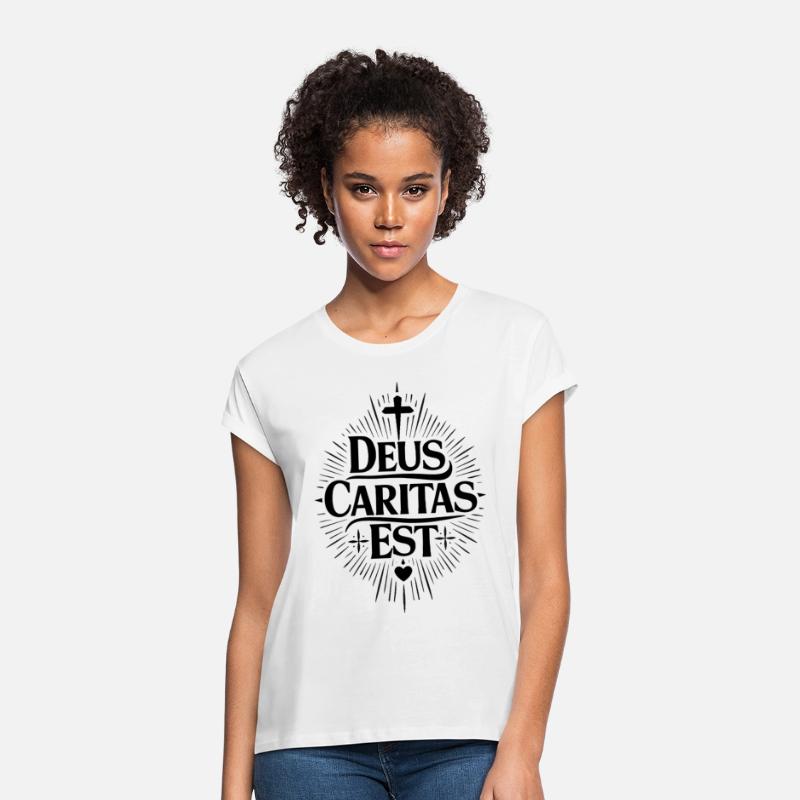 Deus Caritas Est | Latin Christian Faith Design