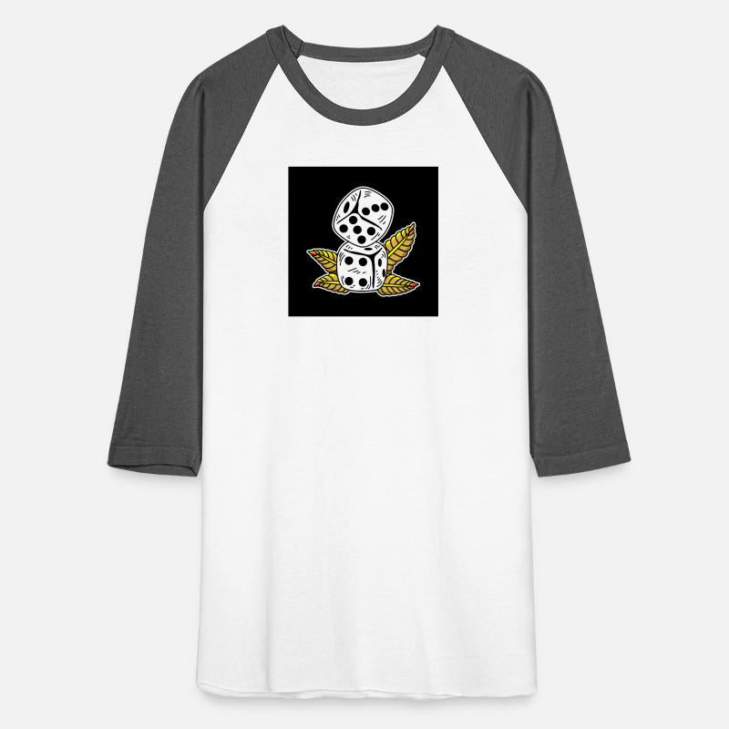 Dice and Leaf Tattoo Design