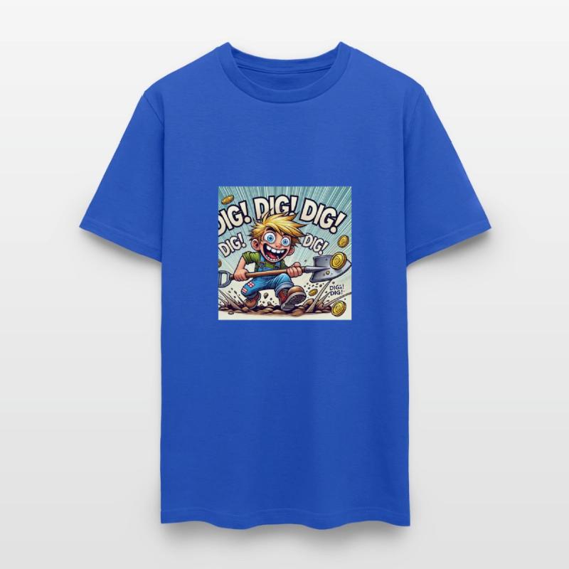 Dig! Dig! Dig - Funny political Cartoon Design