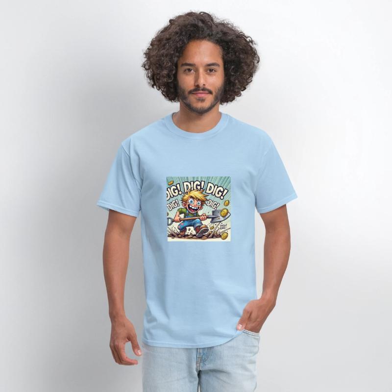 Dig! Dig! Dig - Funny political Cartoon Design