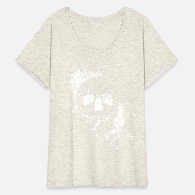 Distressed Punk Skull Edgy Grunge Goth Gothic Aest