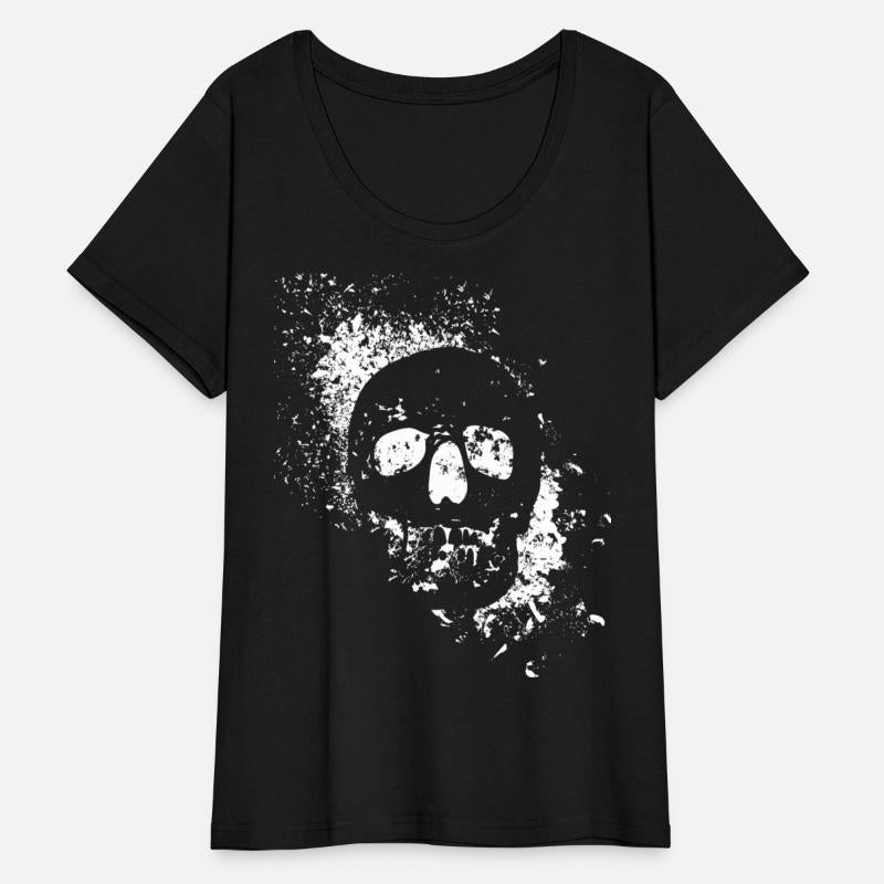 Distressed Punk Skull Edgy Grunge Goth Gothic Aest
