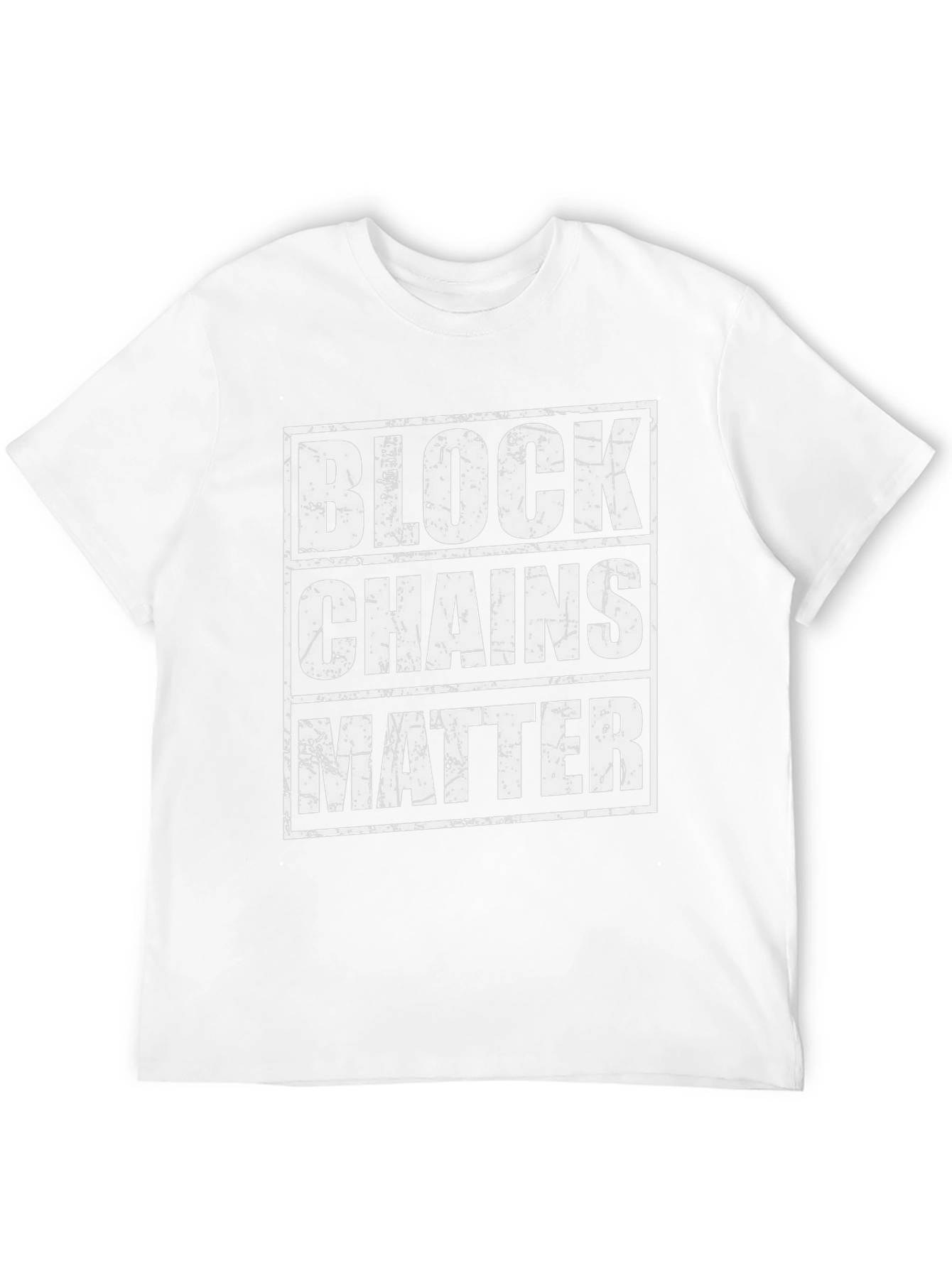 Blockchains Matter Graphic Tee - Black