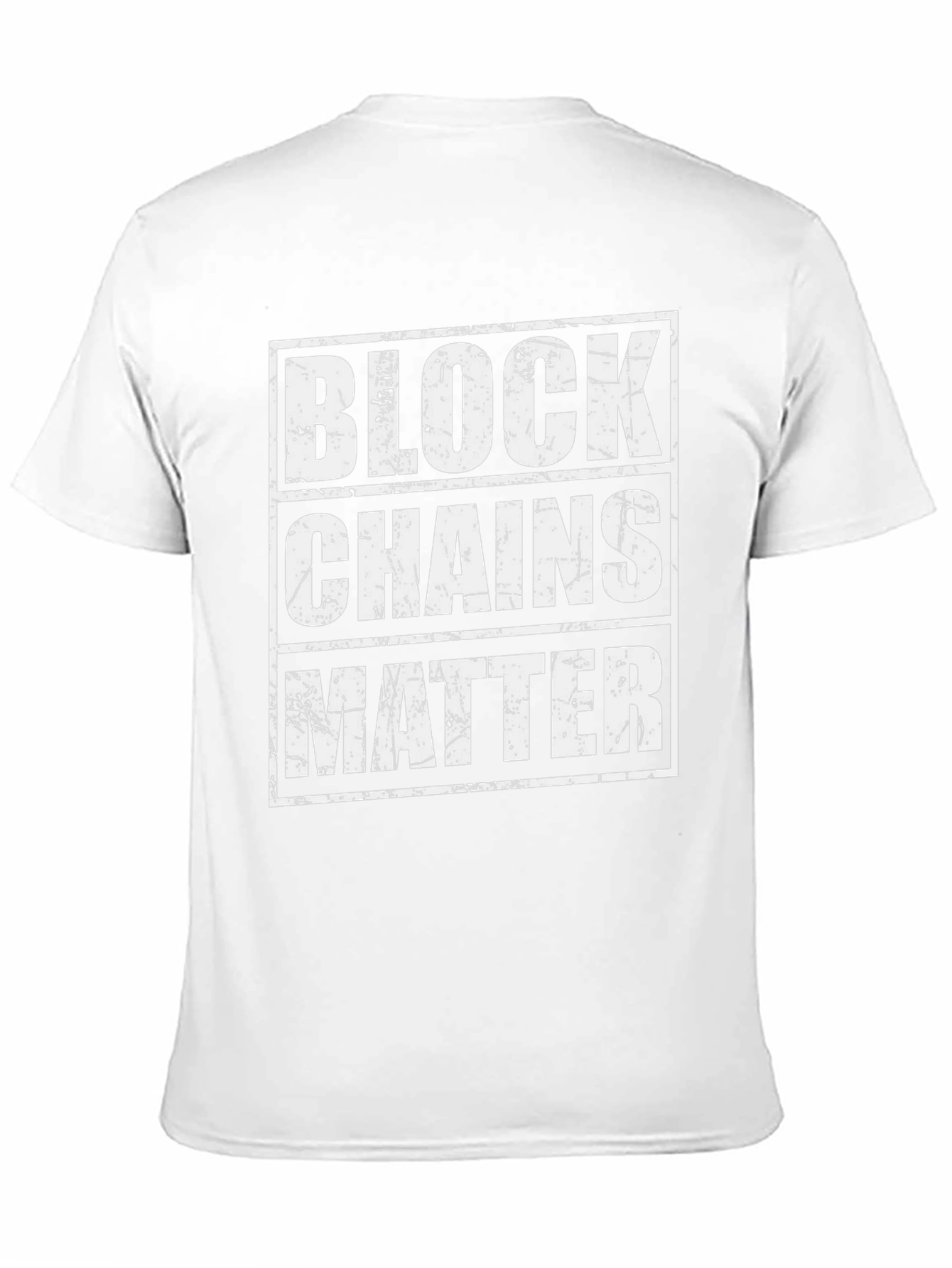 Blockchains Matter Graphic Tee - Black