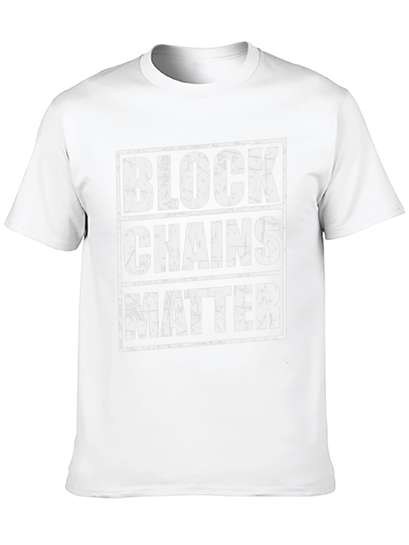 Blockchains Matter Graphic Tee - Black