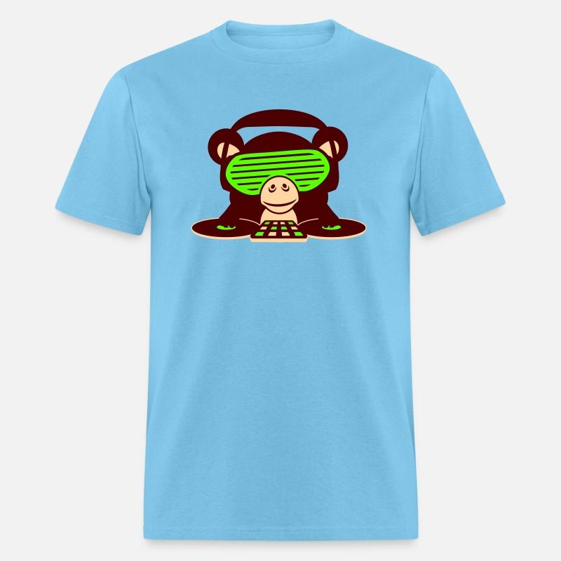 DJ Club Disco Music Party Funny Monkey Chimpanzee