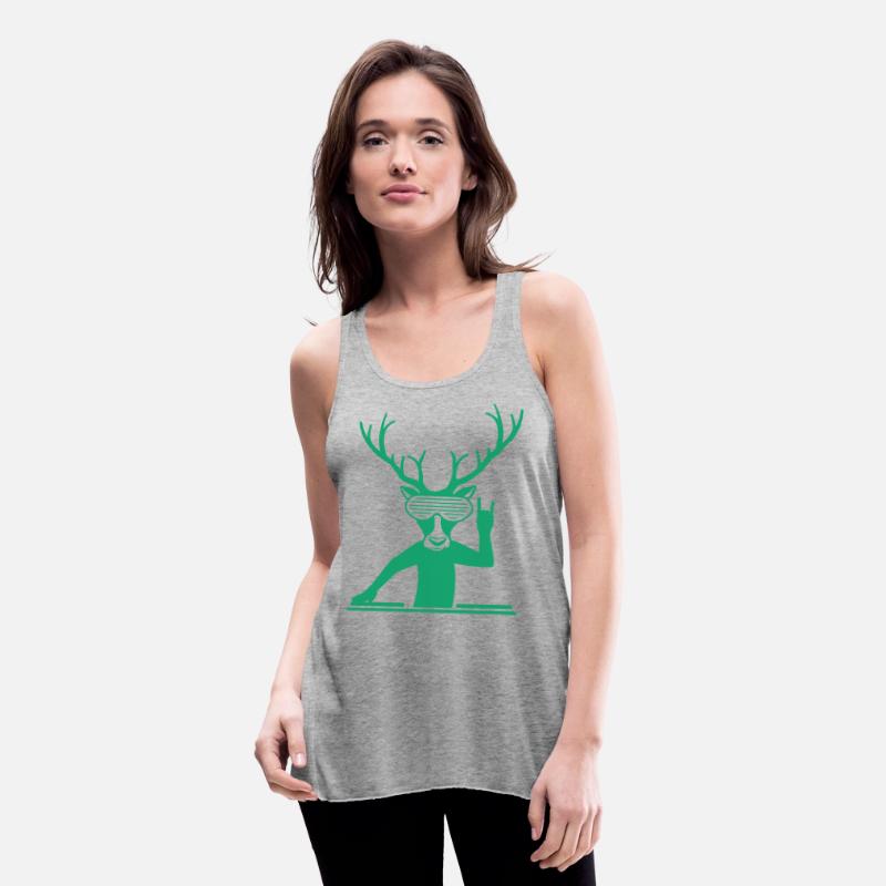 DJ Stag Antlers Head Sunglasses Face Party Music