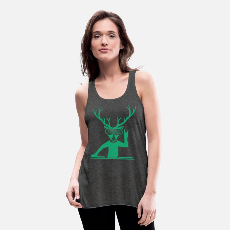 DJ Stag Antlers Head Sunglasses Face Party Music