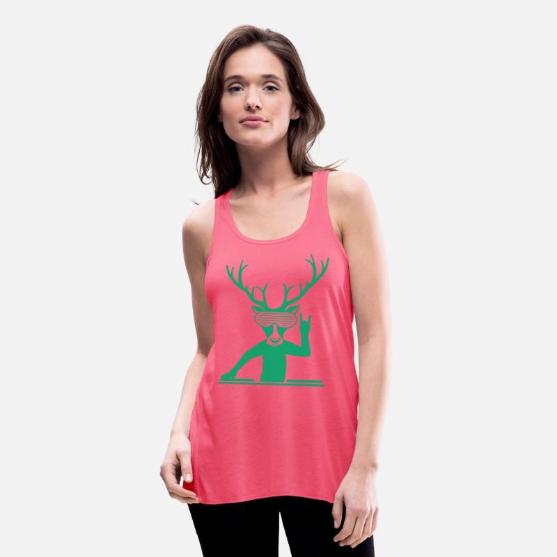 DJ Stag Antlers Head Sunglasses Face Party Music