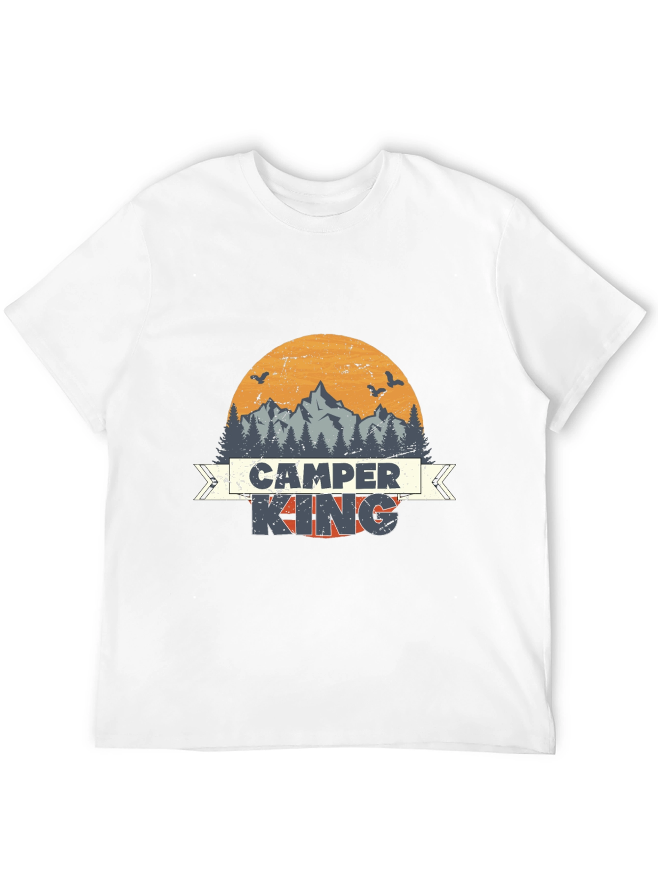 Camper King Graphic Tee | Outdoor Adventure Shirt
