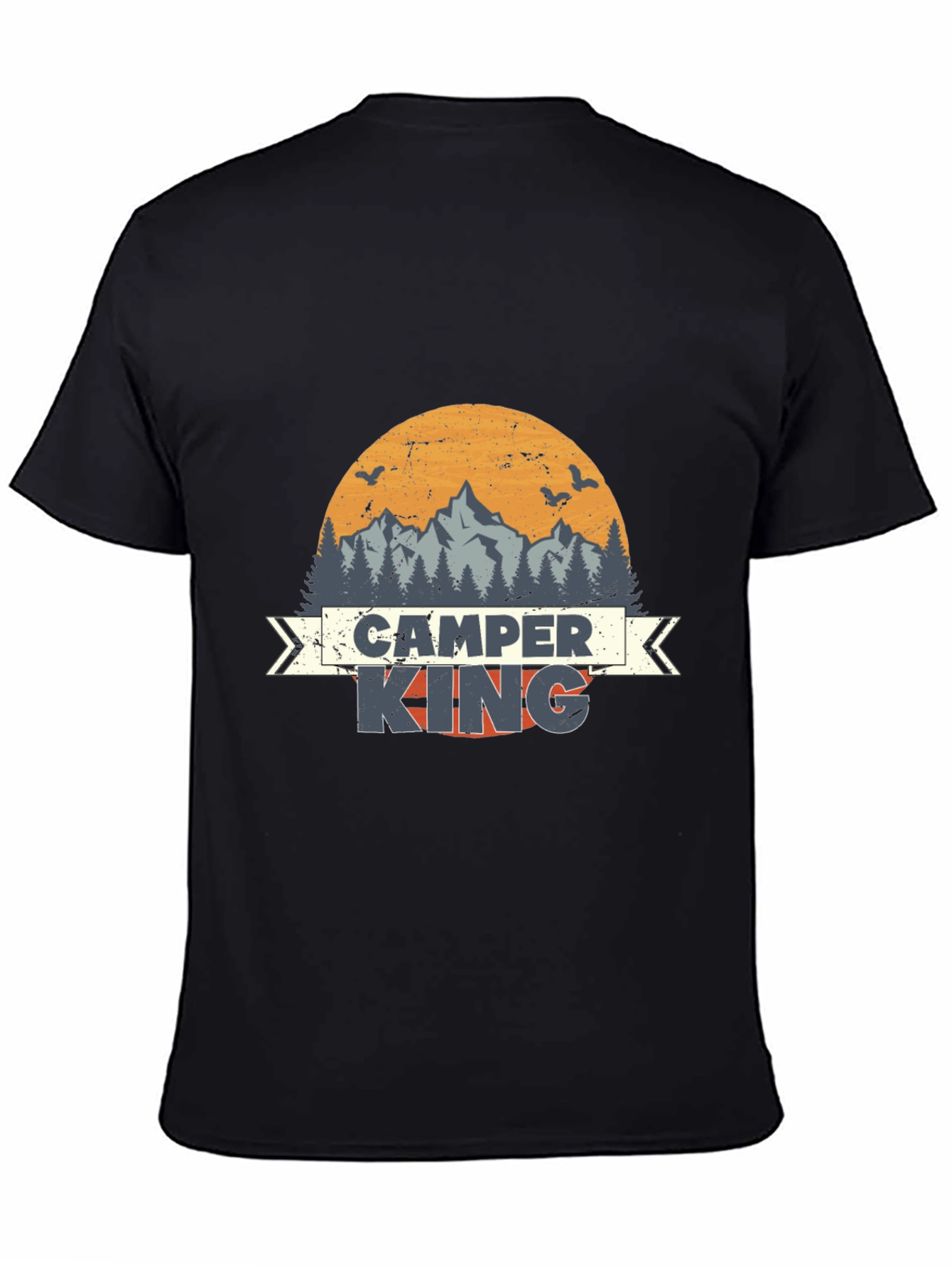 Camper King Graphic Tee | Outdoor Adventure Shirt