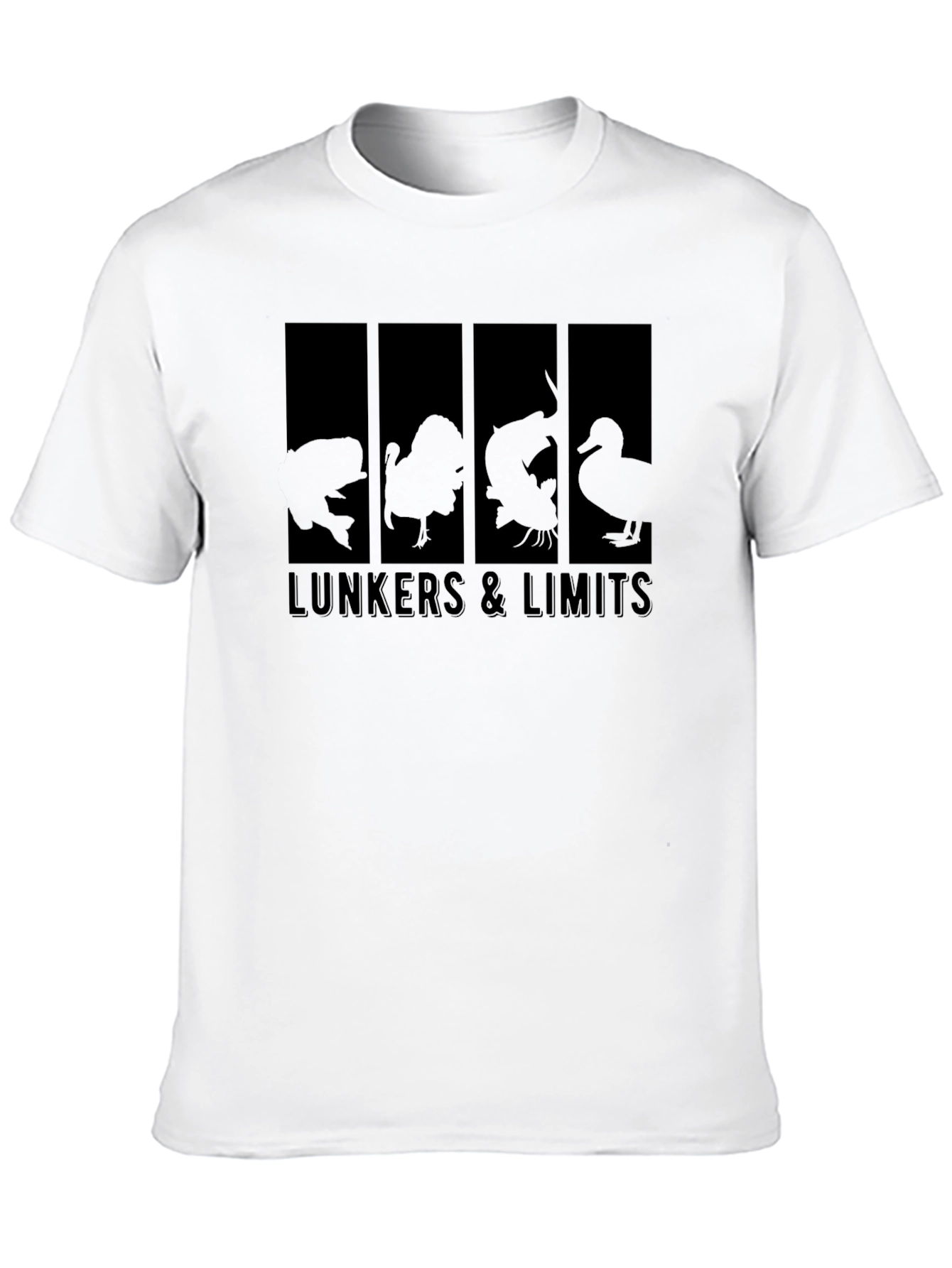 Lunkers & Limits Graphic T-Shirt - Black