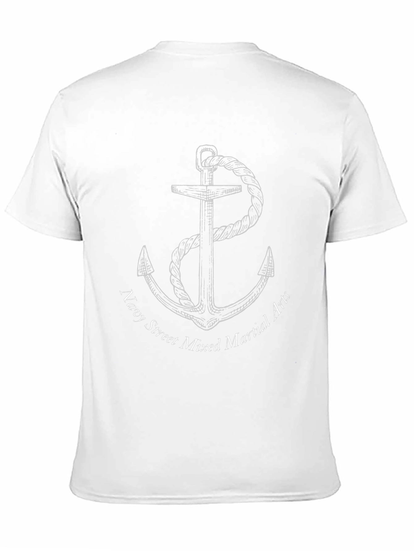 Navy Street Mixed Martial Arts Anchor Black T-Shirt