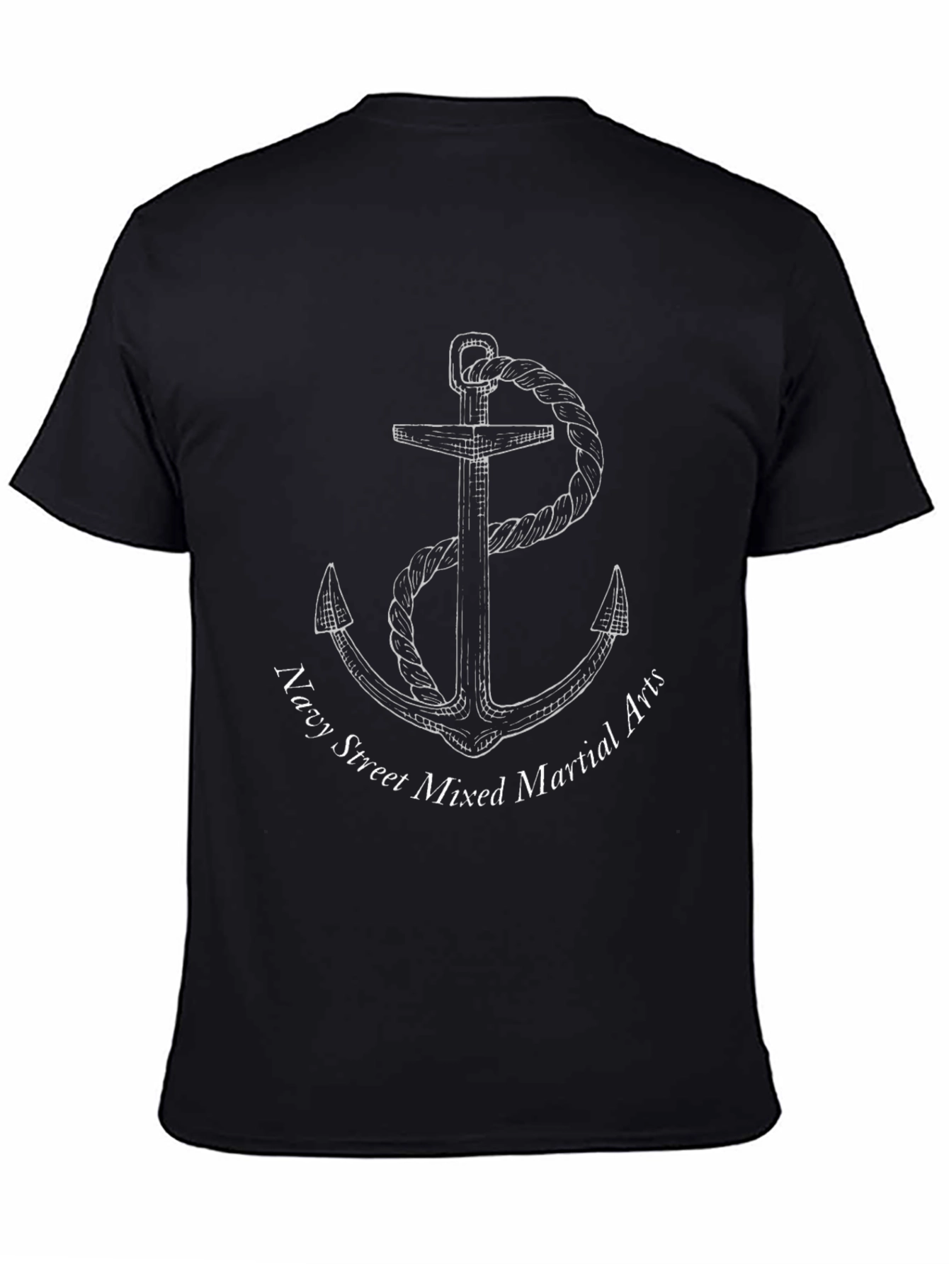 Navy Street Mixed Martial Arts Anchor Black T-Shirt