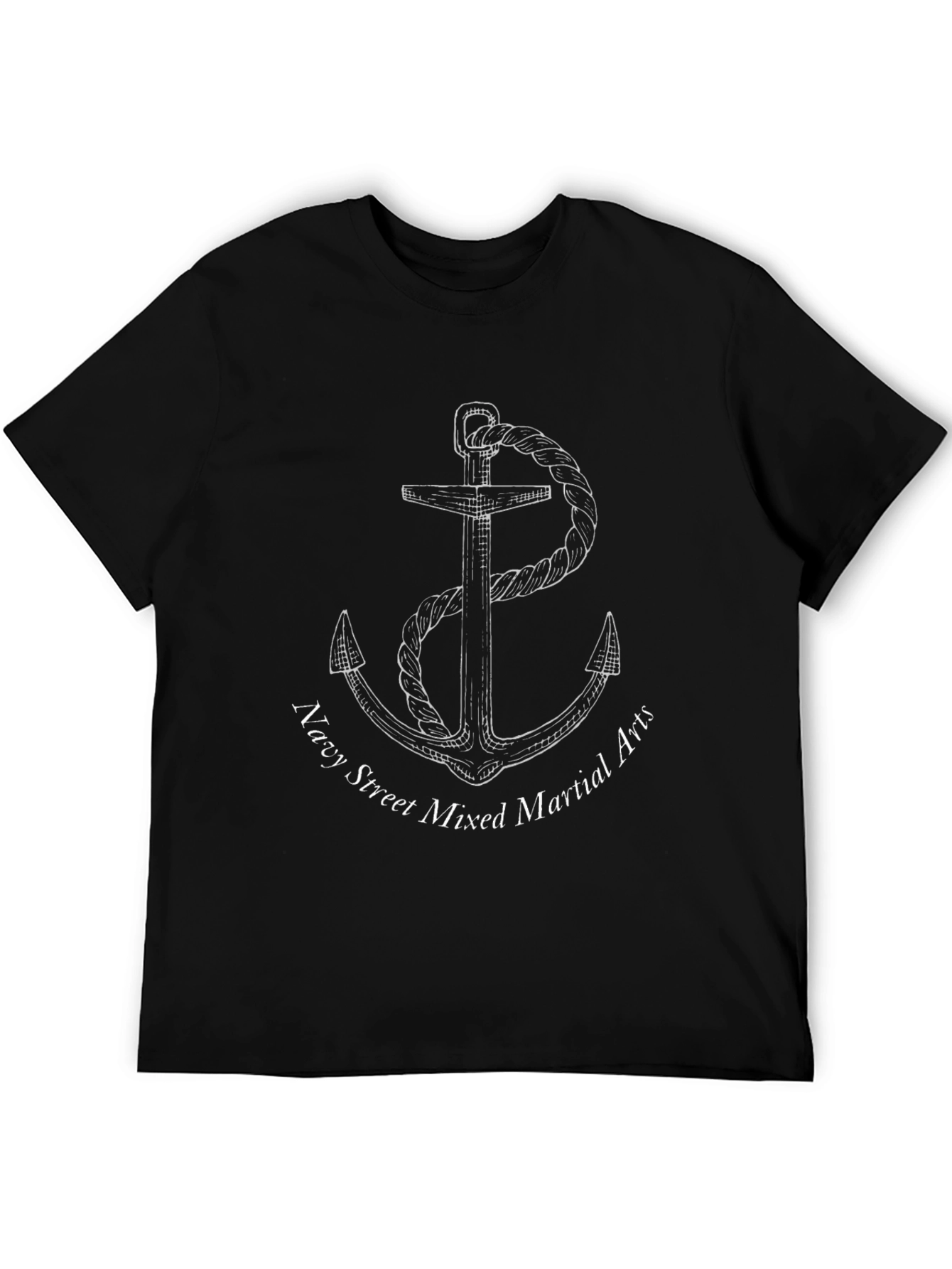 Navy Street Mixed Martial Arts Anchor Black T-Shirt