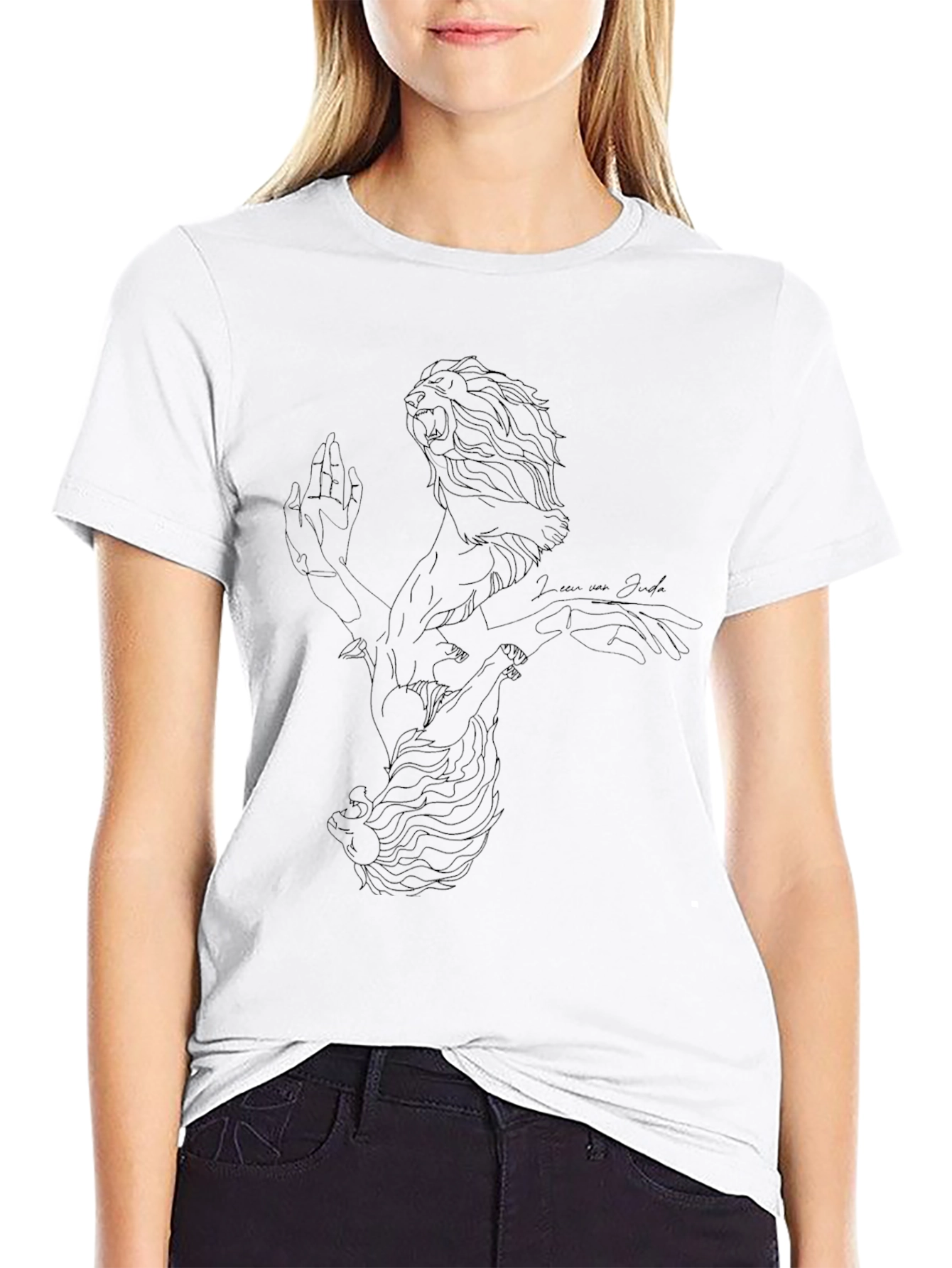 Lion of Judah Graphic Tee - Black