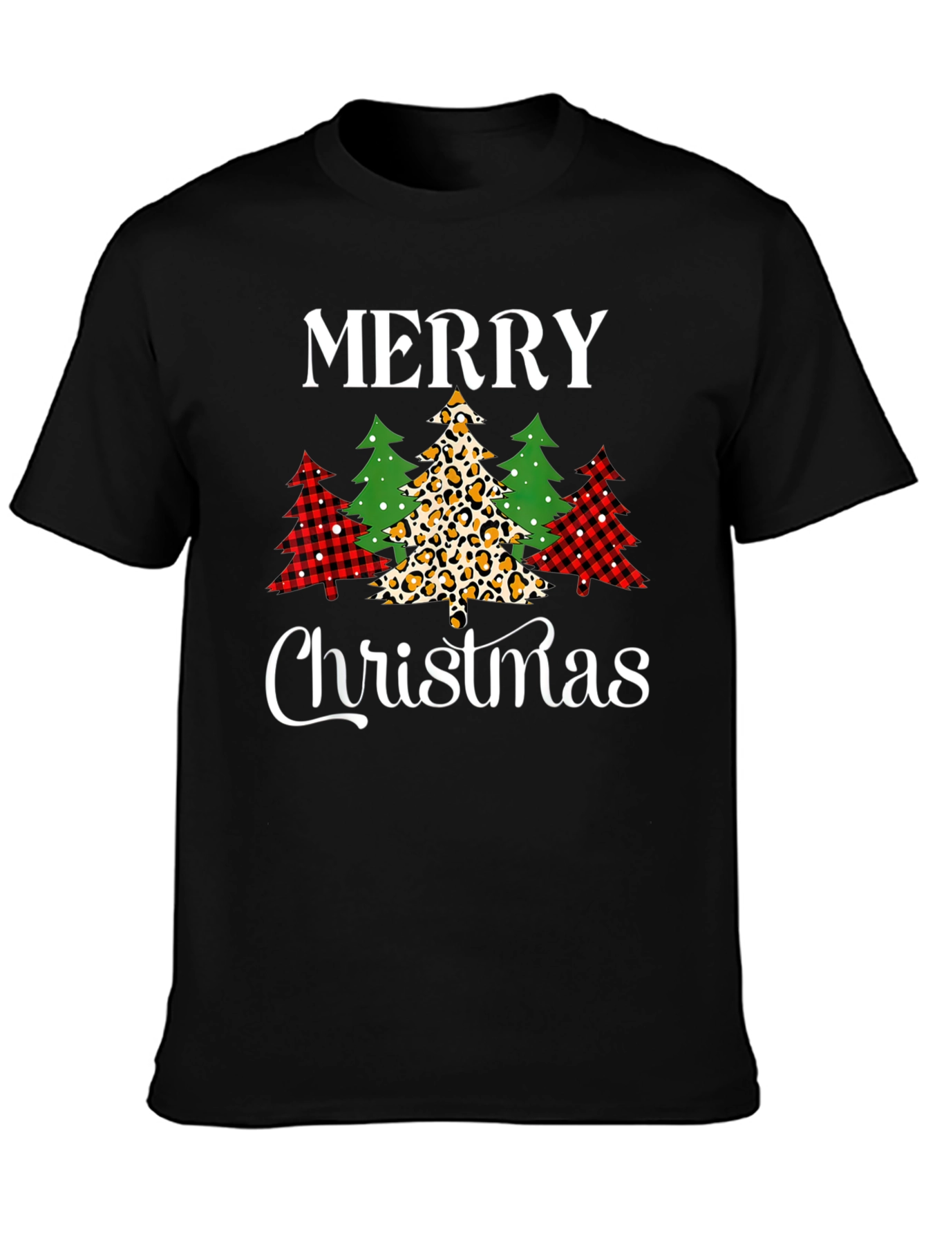 Merry Christmas Tree T-Shirt - Holiday Style