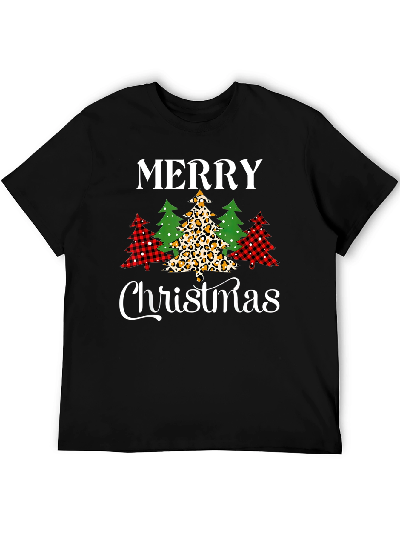Merry Christmas Tree T-Shirt - Holiday Style